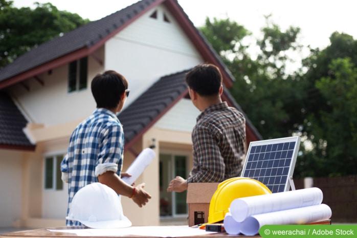 PV-Anlage auf Haus zusammen mit Experten planen